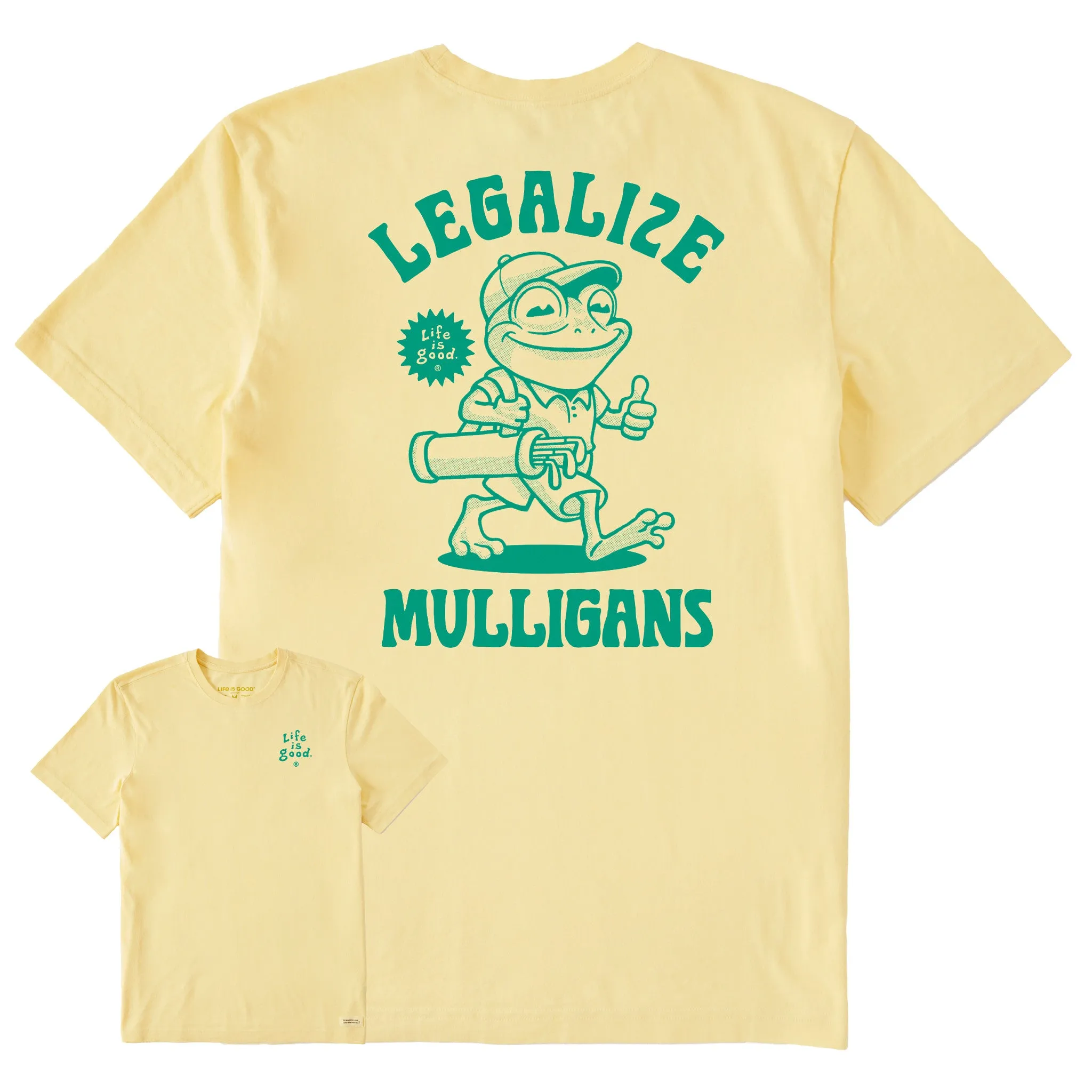 Men's Legalize Mulligans Frog Short Sleeve Tee Life is Good