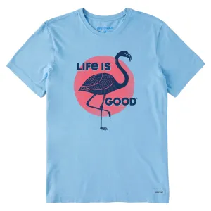 Men's Life is Good Flamingo Short Sleeve Tee Life is Good