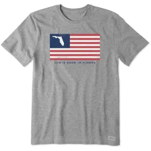 Men's Life is Good in FL Short Sleeve Crusher Tee Life is Good