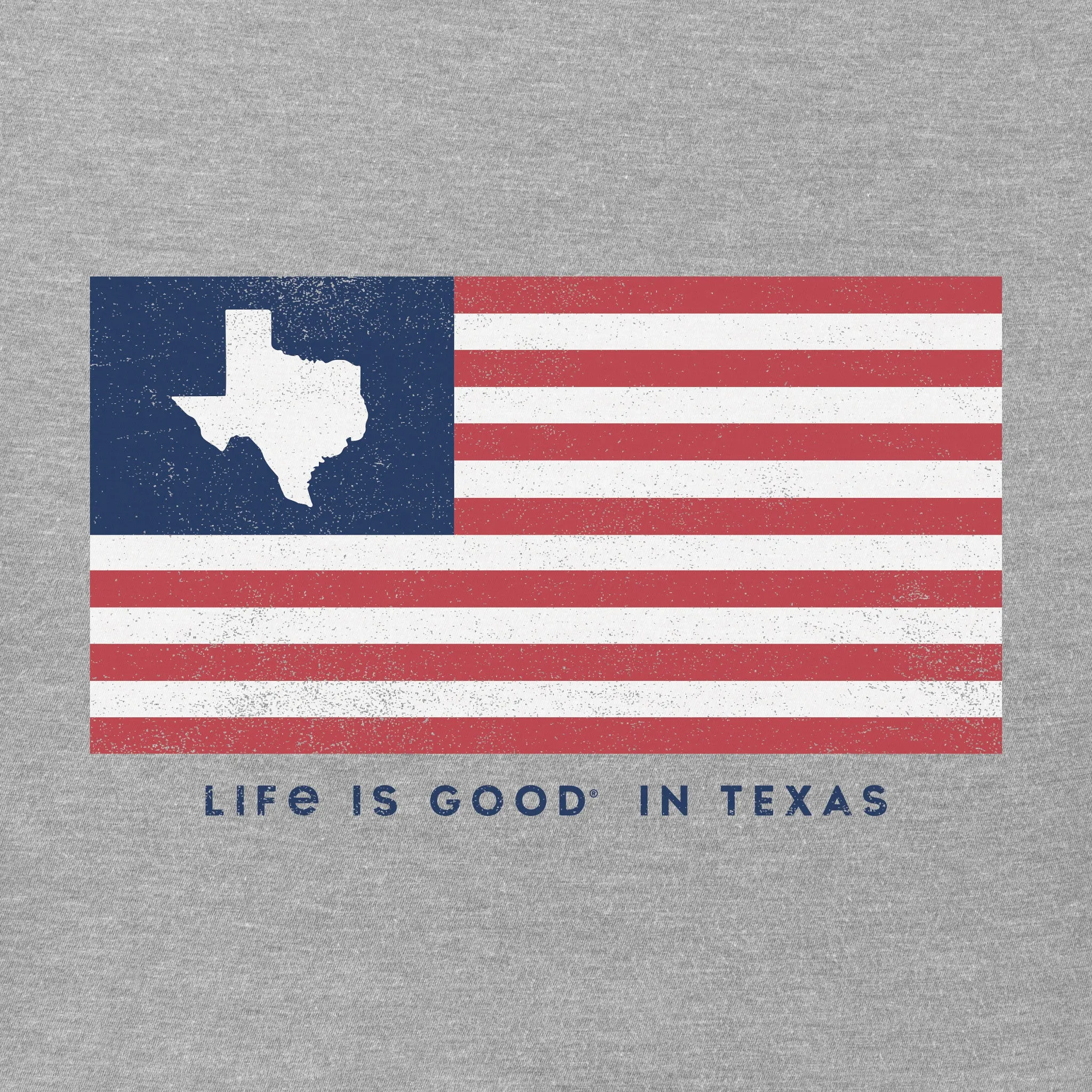 Men's Life is Good in TX Short Sleeve Crusher Tee Life is Good
