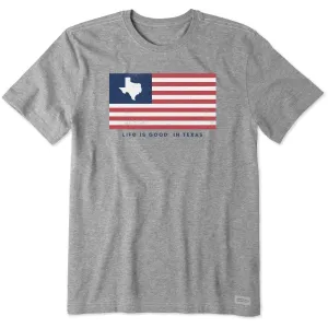 Men's Life is Good in TX Short Sleeve Crusher Tee Life is Good