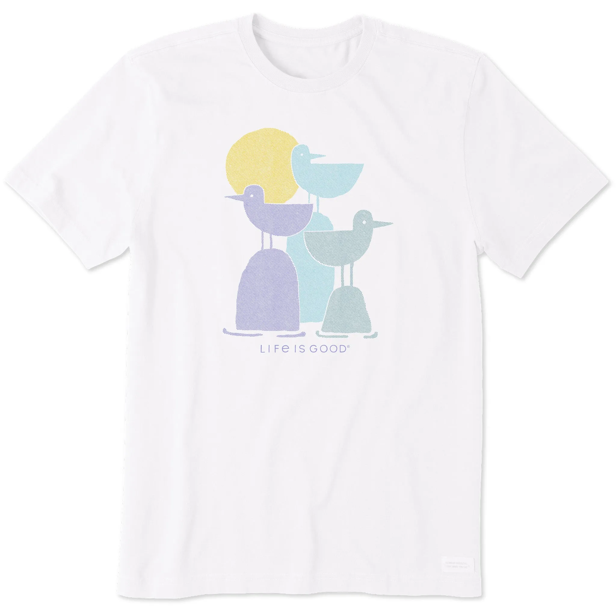 Men's Life is Good Seagull Trio Short Sleeve Tee Life is Good