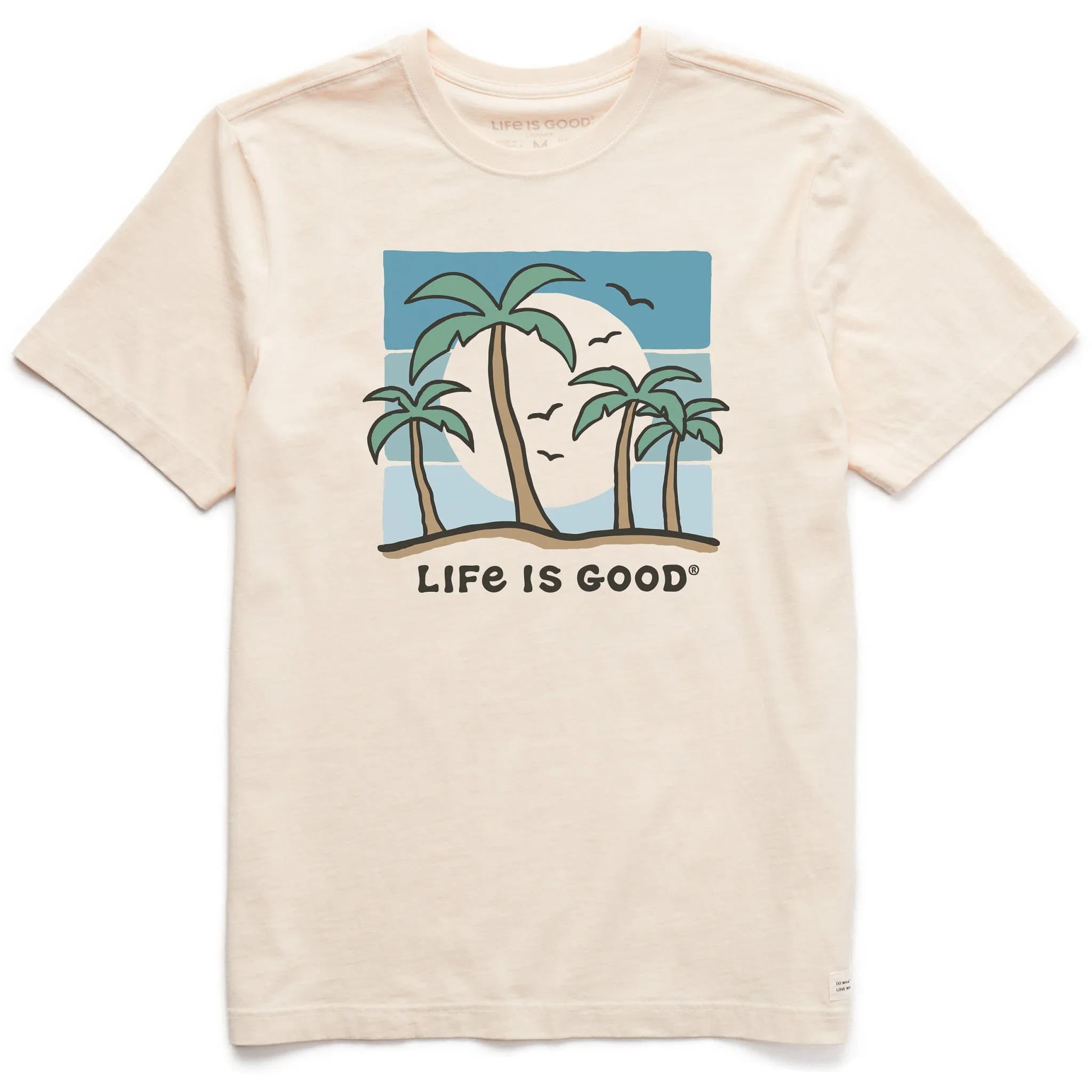 Men's Life is Good Sunny Palms Short Sleeve Crusher Tee Life is Good
