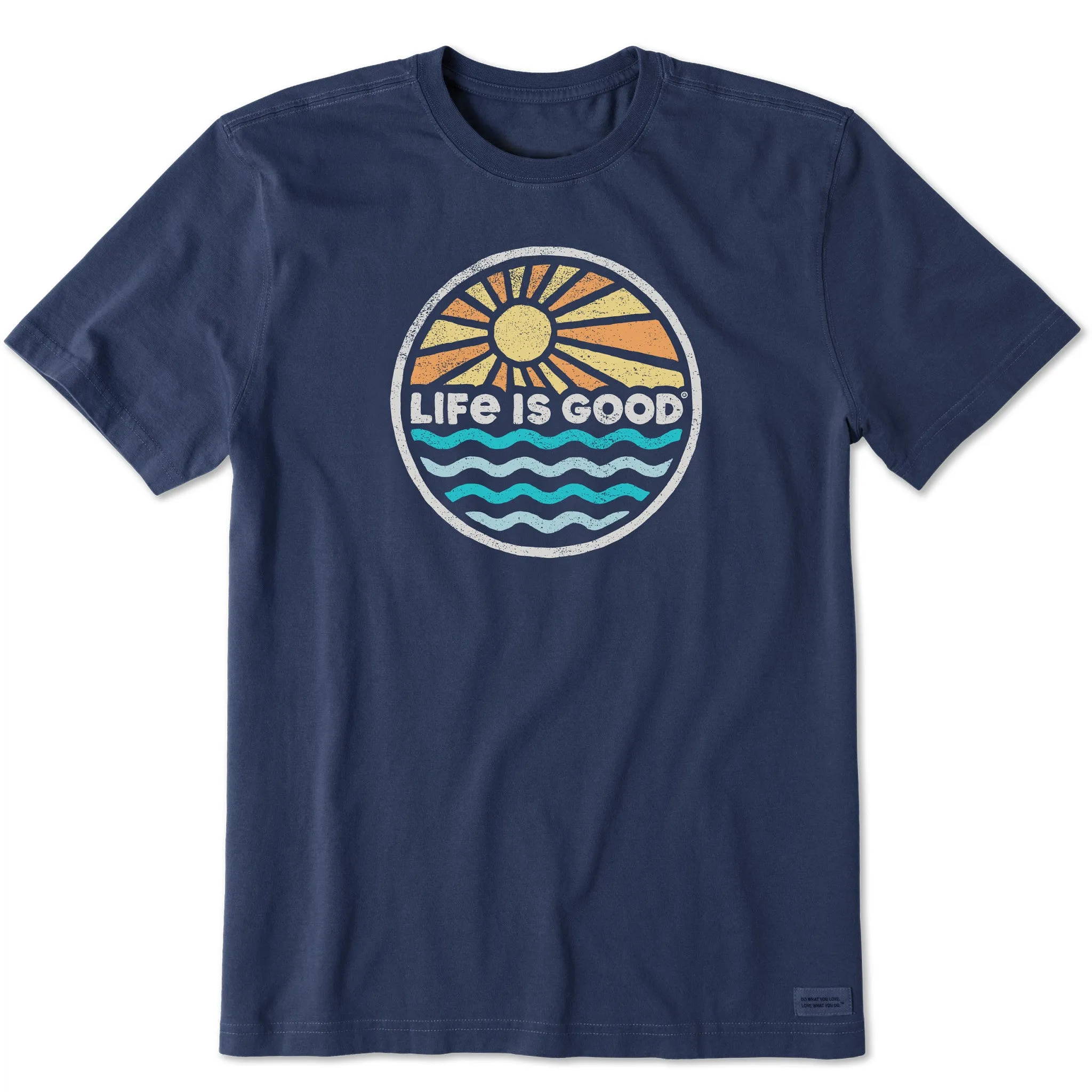 Men's Life is Good Sunset on the Water Short Sleeve Tee Life is Good