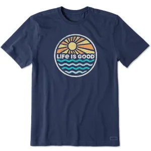 Men's Life is Good Sunset on the Water Short Sleeve Tee Life is Good