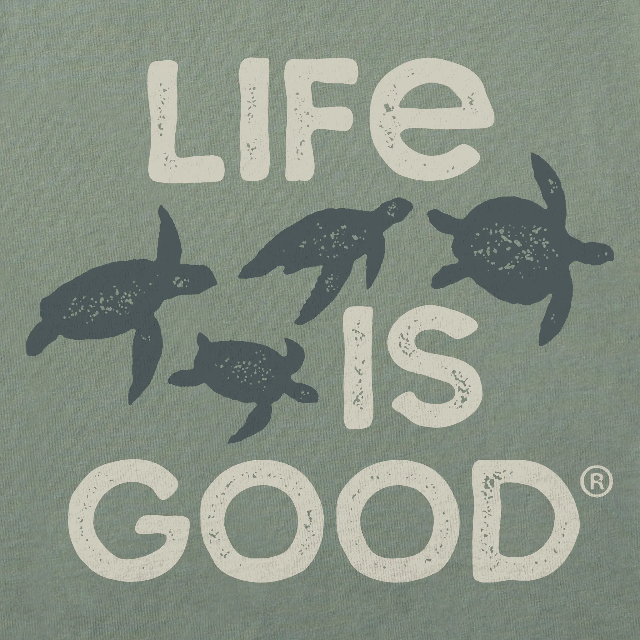 Men's Life is Good Turtles Short Sleeve Tee Life is Good