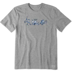 Men's Life Isn't Easy Hockey Short Sleeve Crusher Tee Life is Good