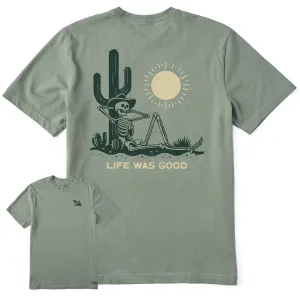 Men's Life was Good Cowboy Skull Short Sleeve Tee Life is Good