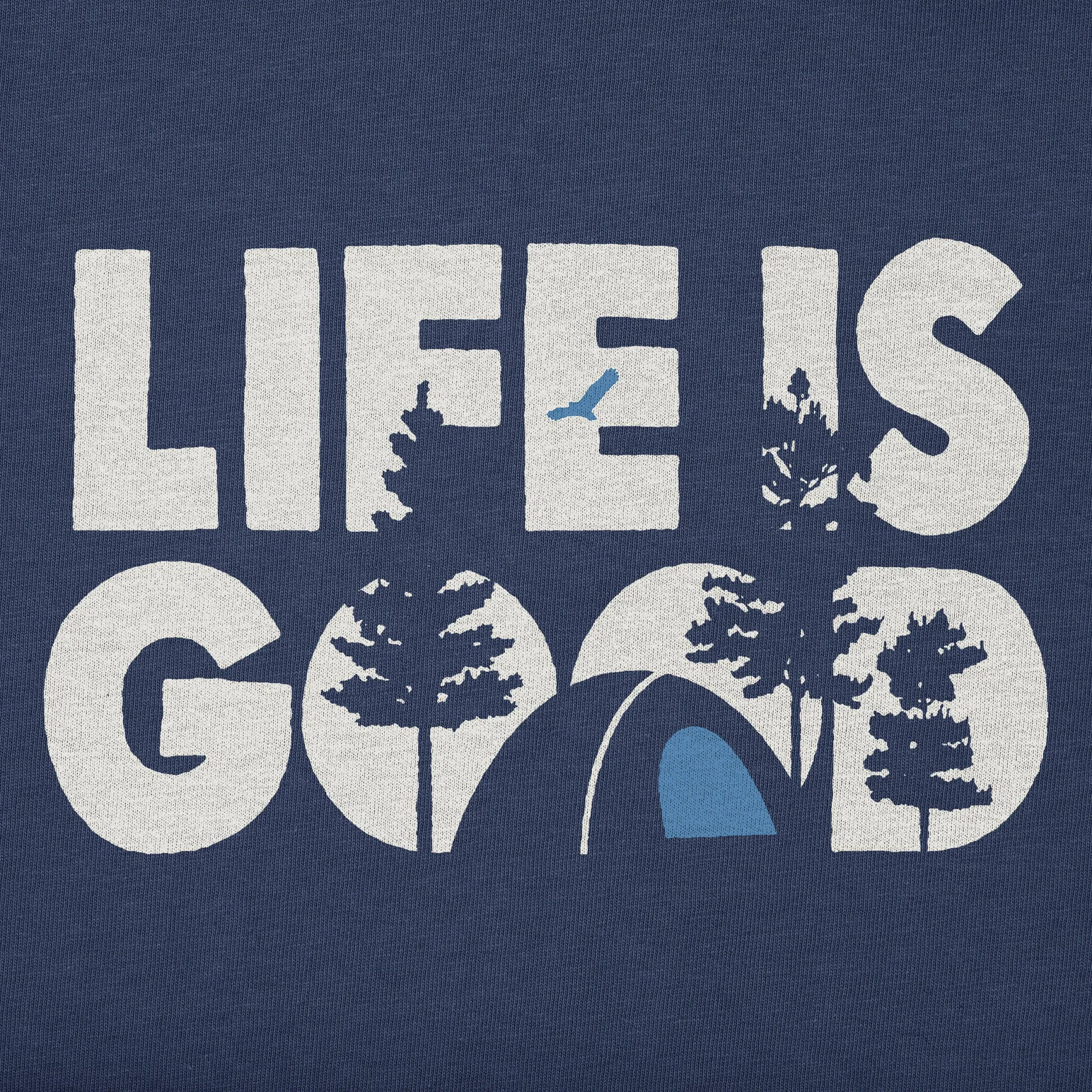 Men's LIG Campground Short Sleeve Crusher Tee Life is Good