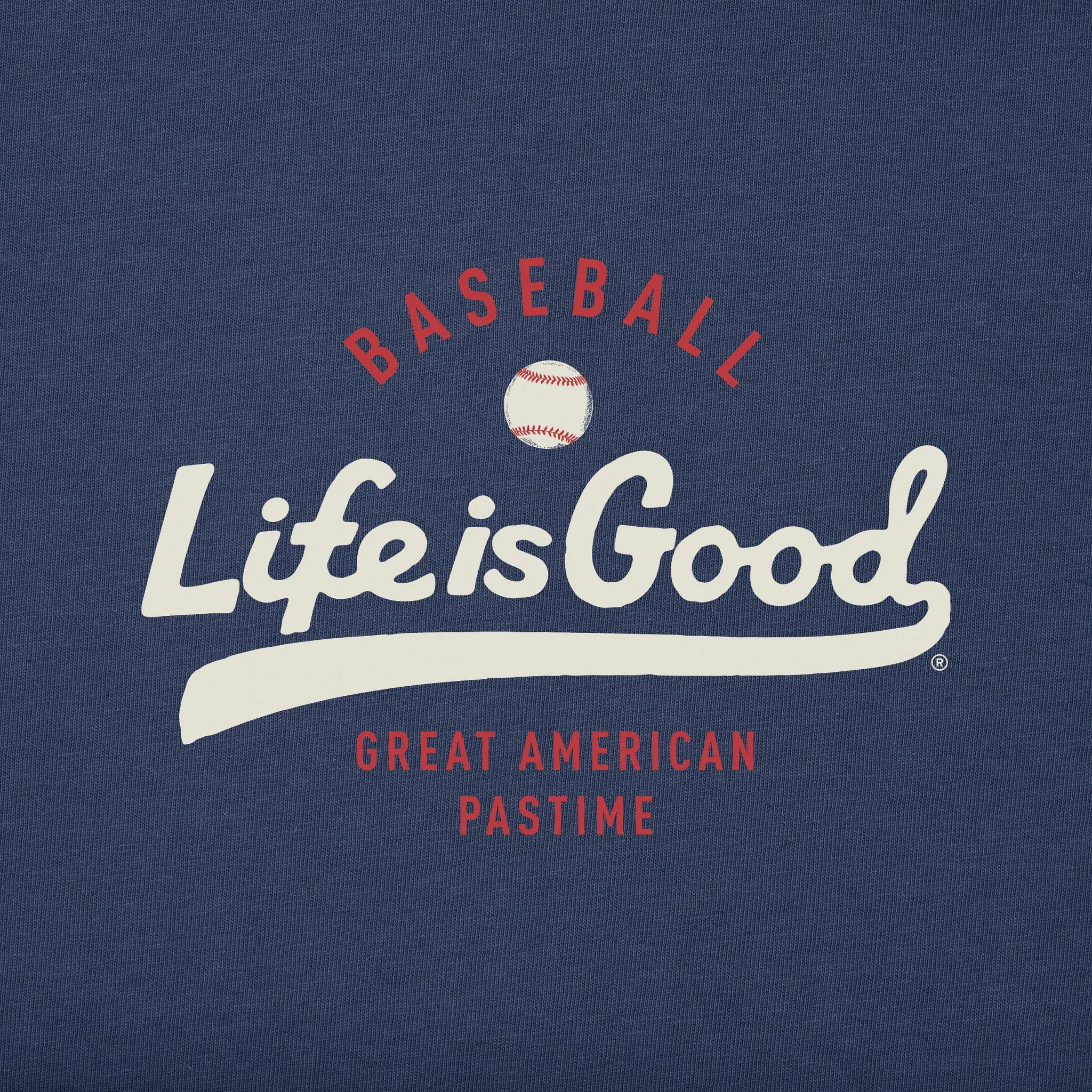 Men's LIG Script American Pastime Short Sleeve Tee Life is Good