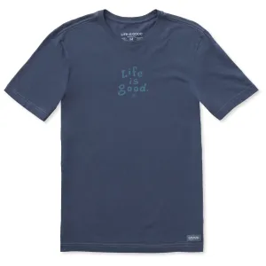 Men's LIG Stacked Tonal Short Sleeve Crusher-LITE Slim Fit Tee Life is Good