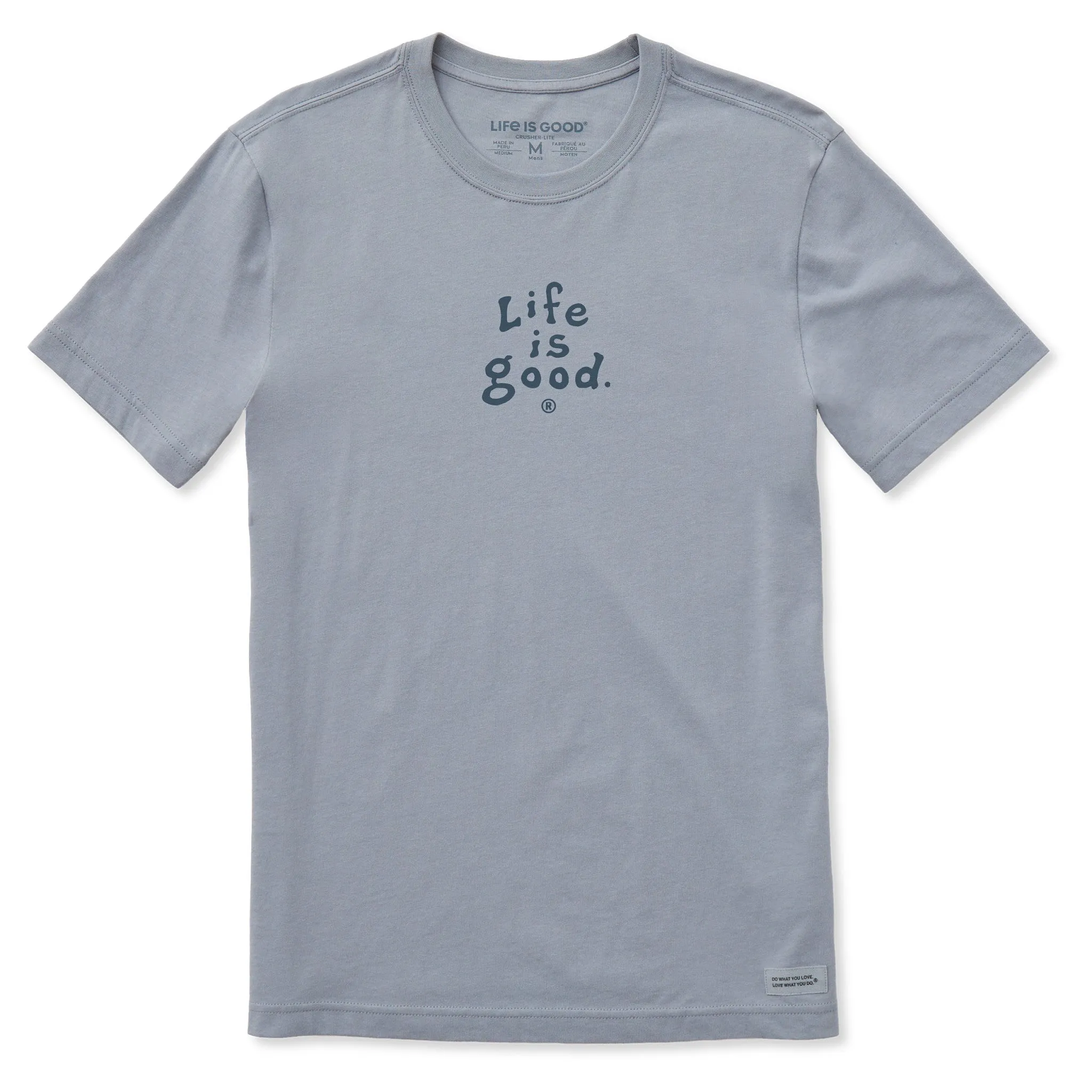 Men's LIG Stacked Tonal Short Sleeve Crusher-LITE Slim Fit Tee Life is Good