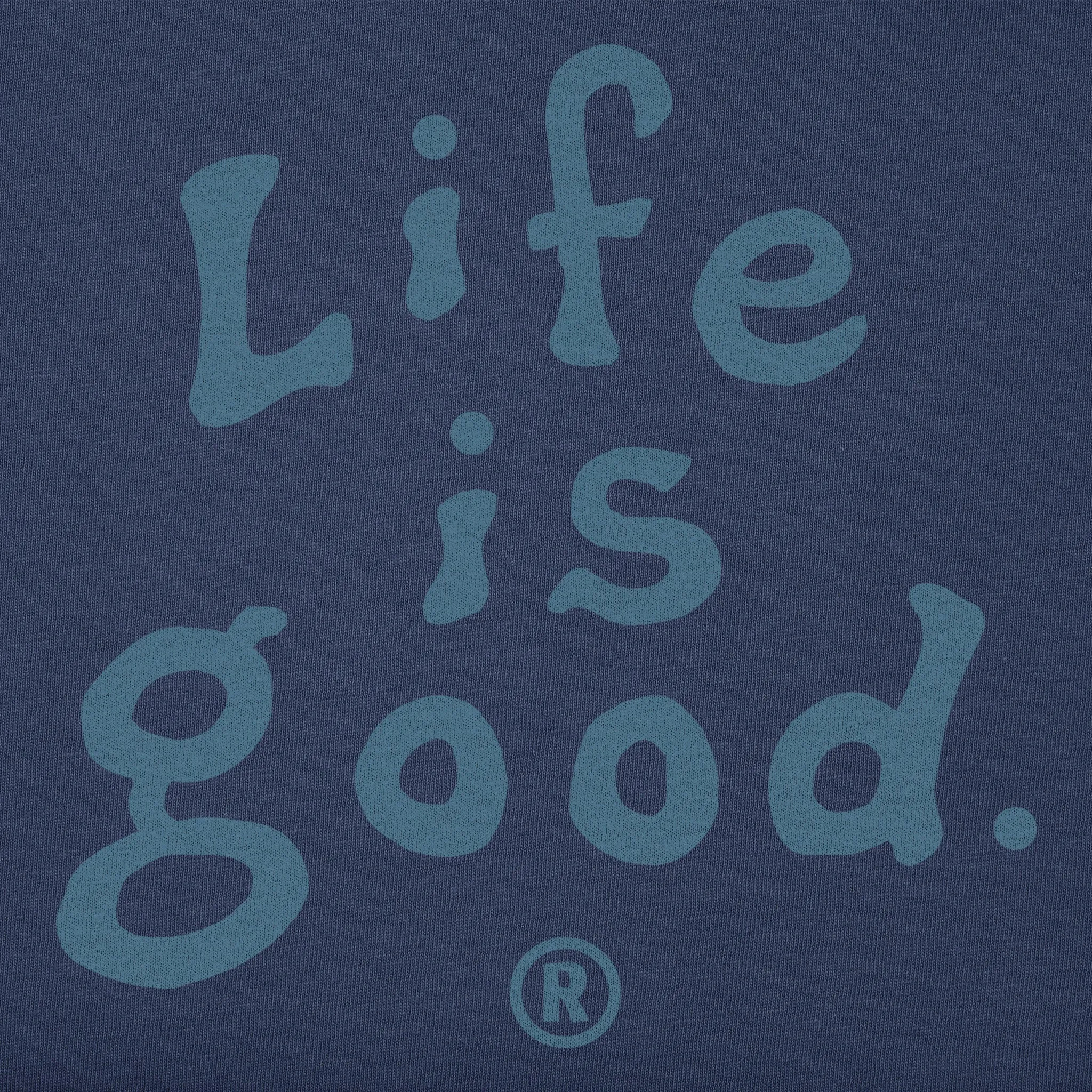 Men's LIG Stacked Tonal Short Sleeve Crusher-LITE Slim Fit Tee Life is Good