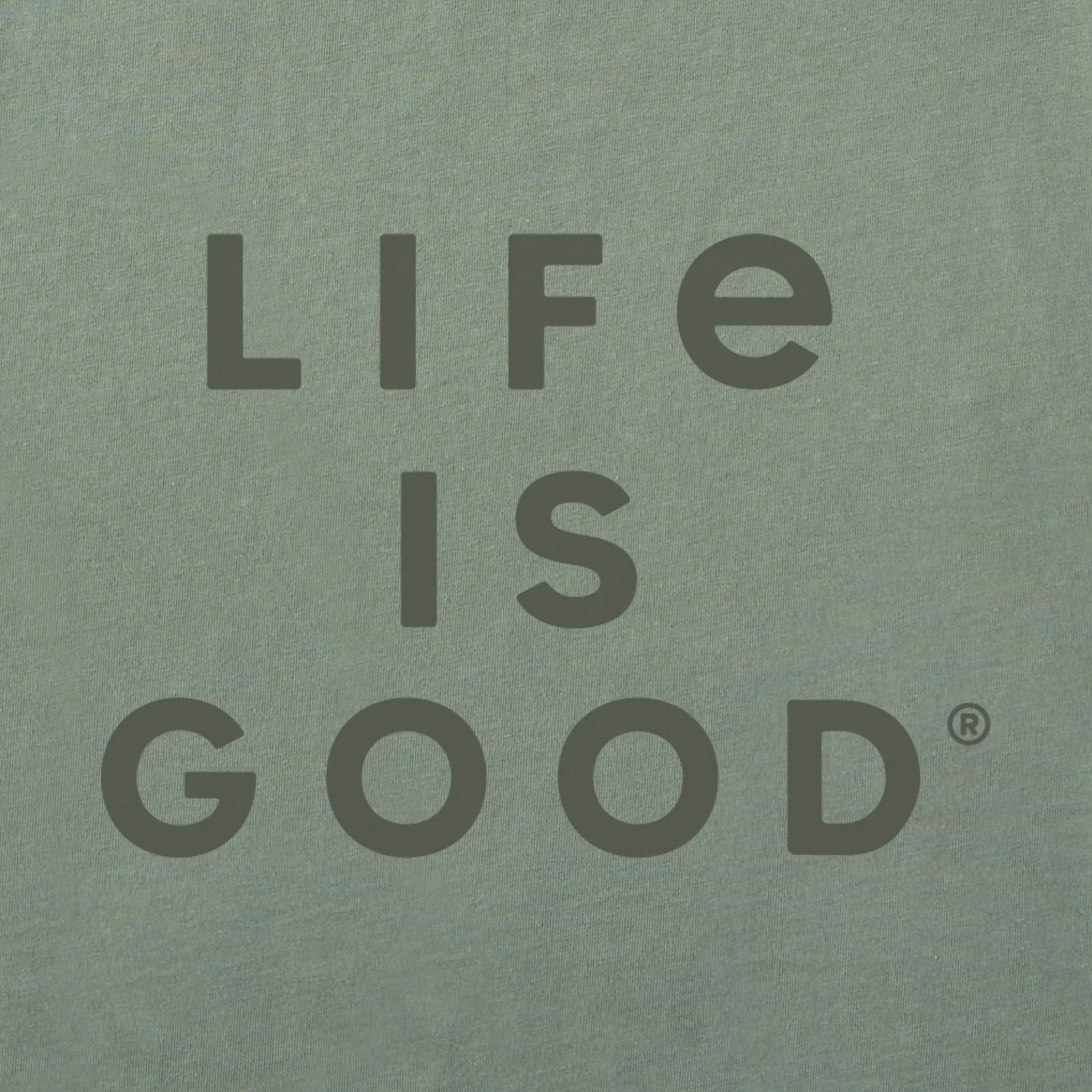 Men's LIG Stacked Wordmark Short Sleeve Tee Life is Good