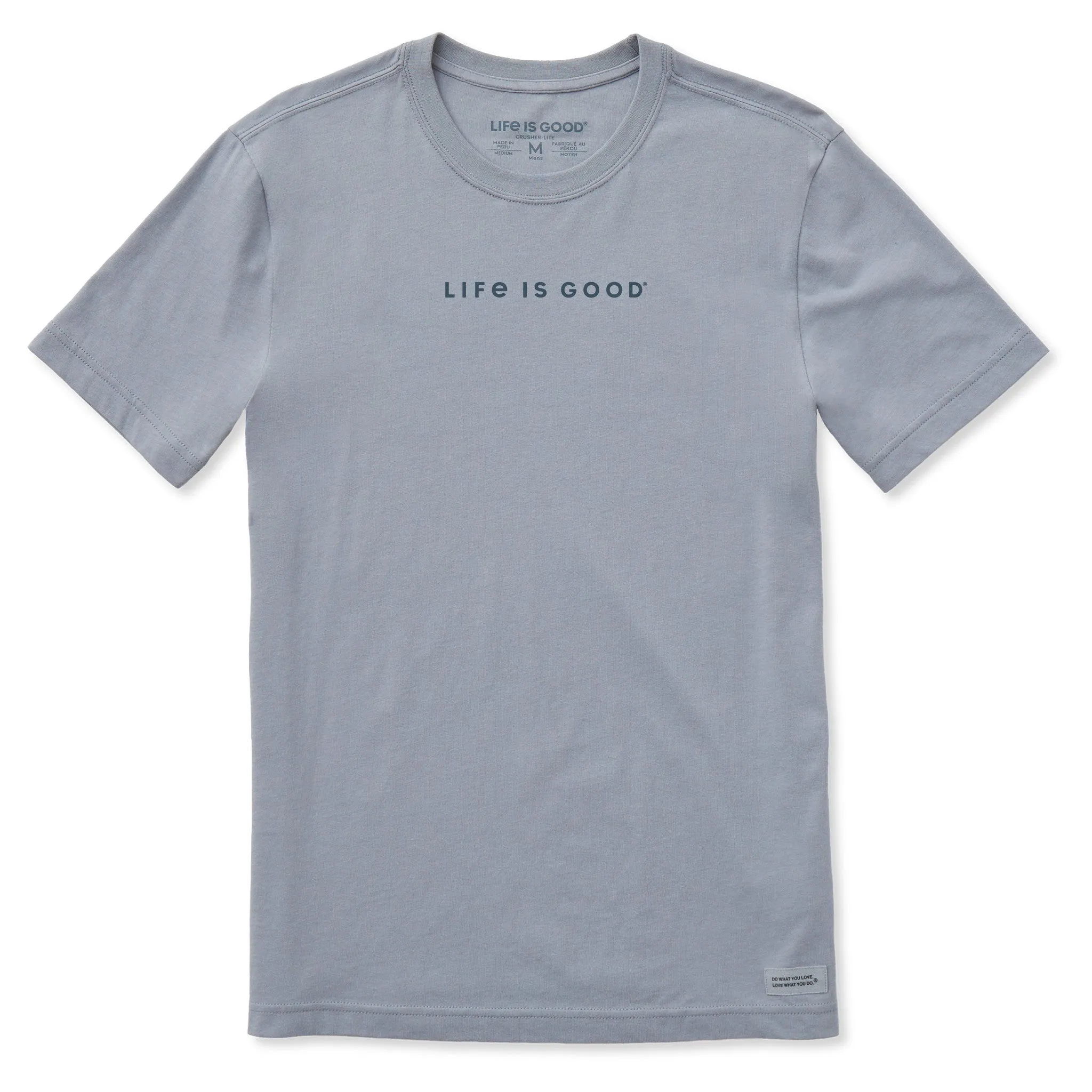 Men's LIG Tonal Horizontal Short Sleeve Crusher-LITE Slim Fit Tee Life is Good