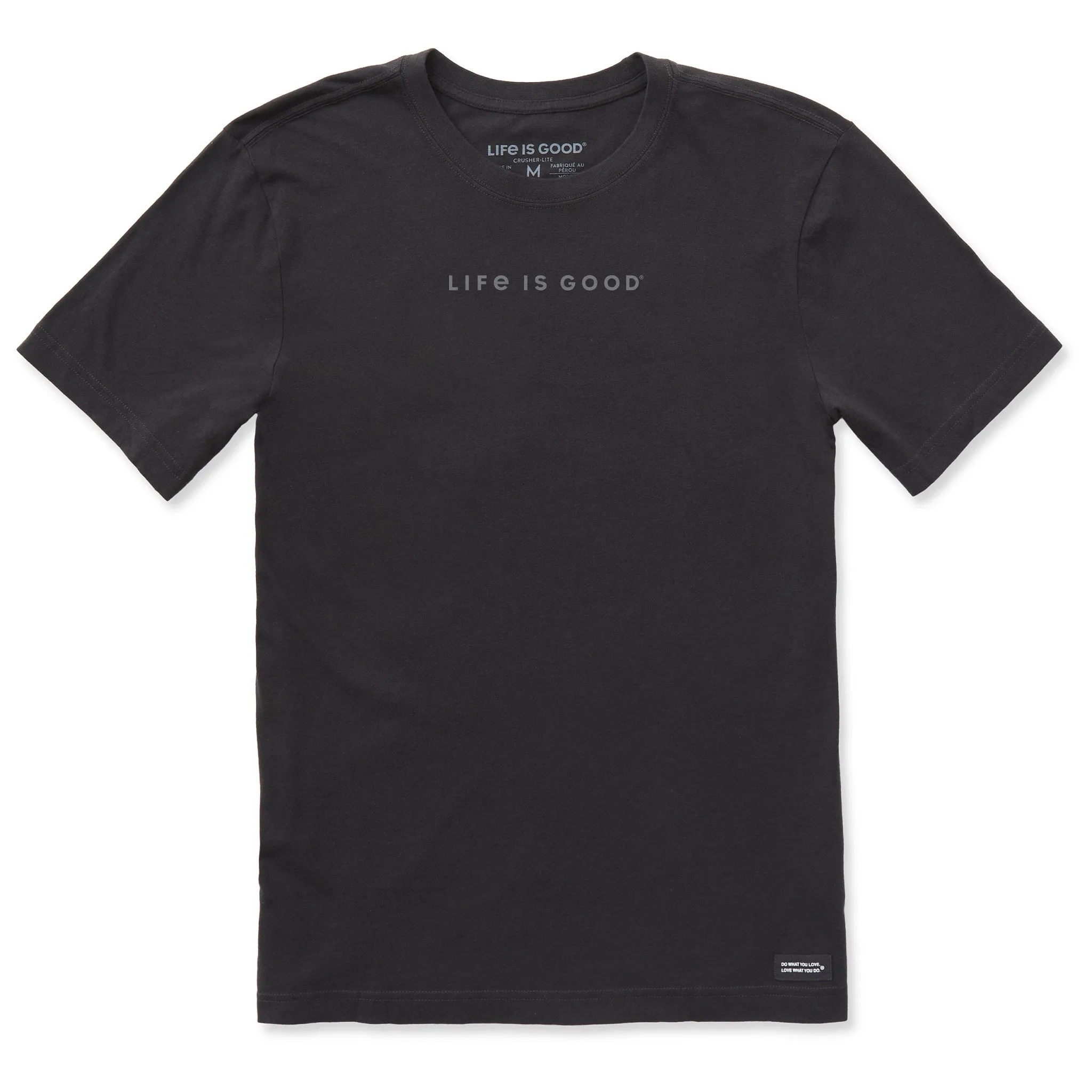 Men's LIG Tonal Horizontal Short Sleeve Crusher-LITE Slim Fit Tee Life is Good