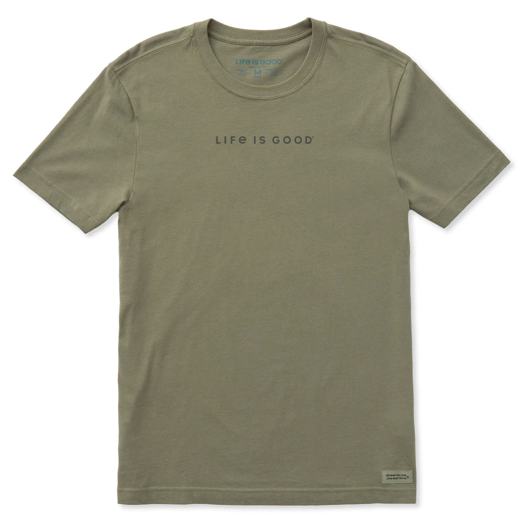 Men's LIG Tonal Horizontal Short Sleeve Crusher-LITE Slim Fit Tee Life is Good