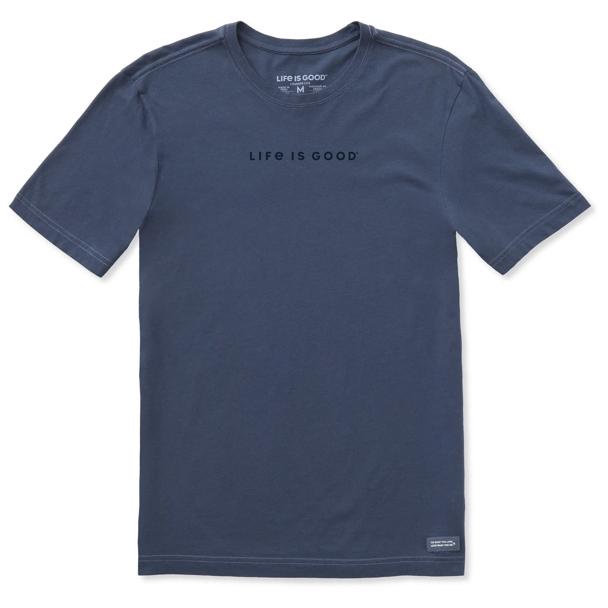 Men's LIG Tonal Horizontal Short Sleeve Crusher-LITE Slim Fit Tee Life is Good