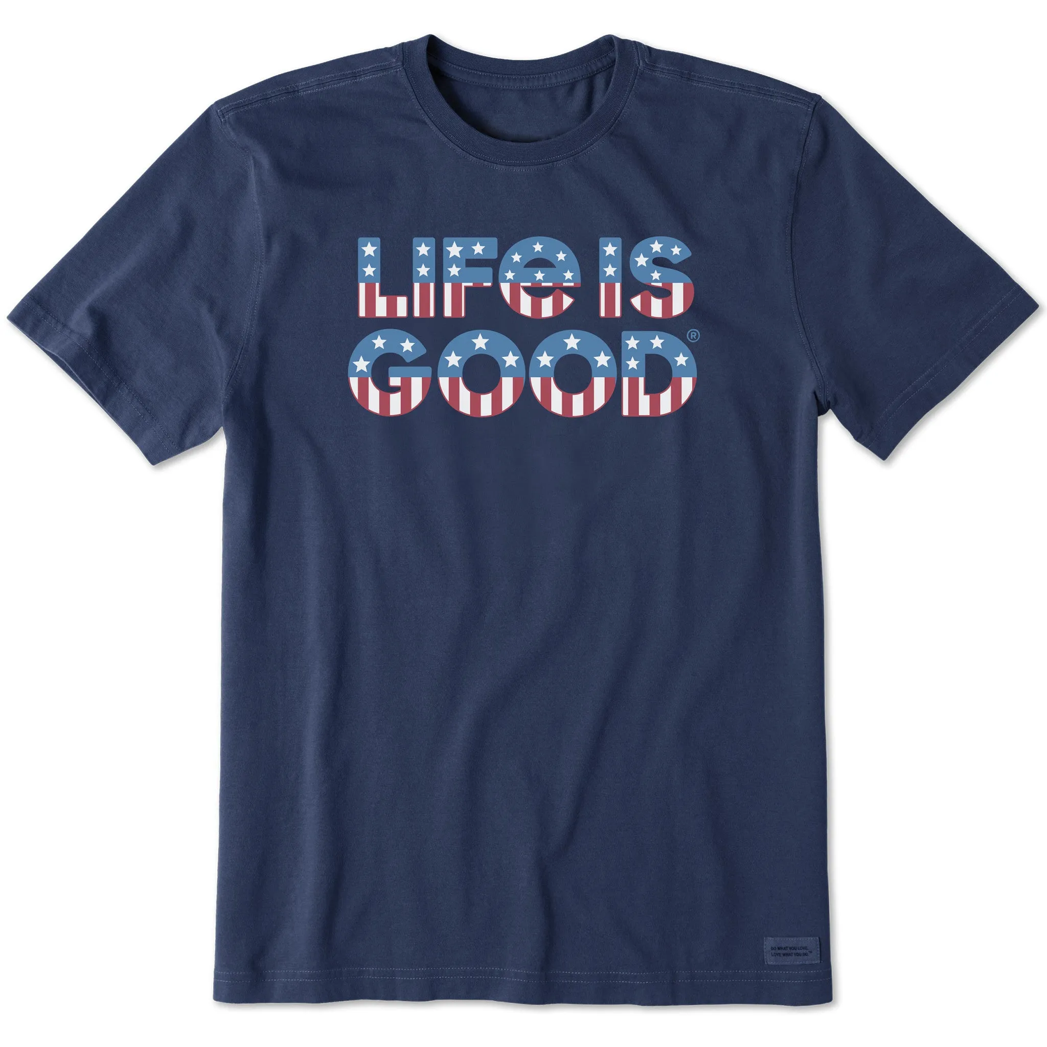 Men's LIG USA Short Sleeve Tee Life is Good