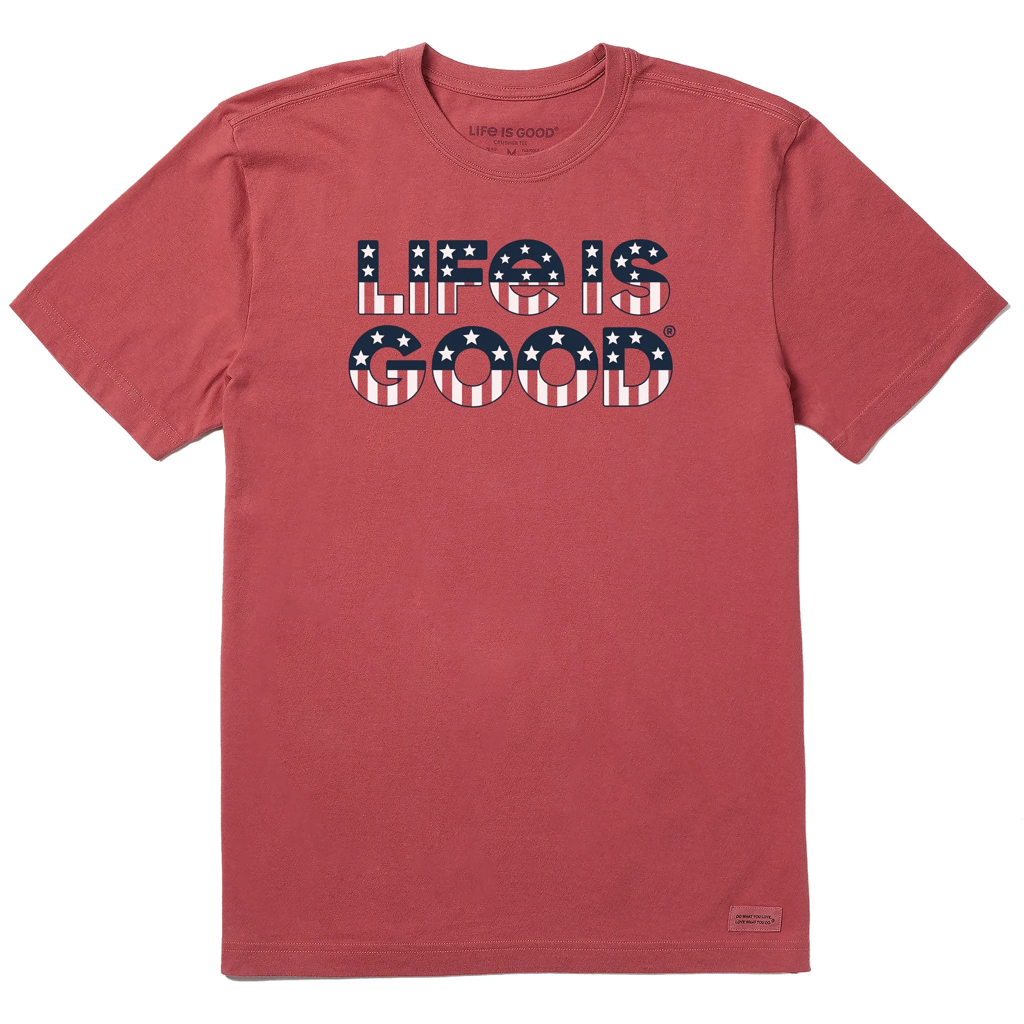 Men's LIG USA Short Sleeve Tee Life is Good