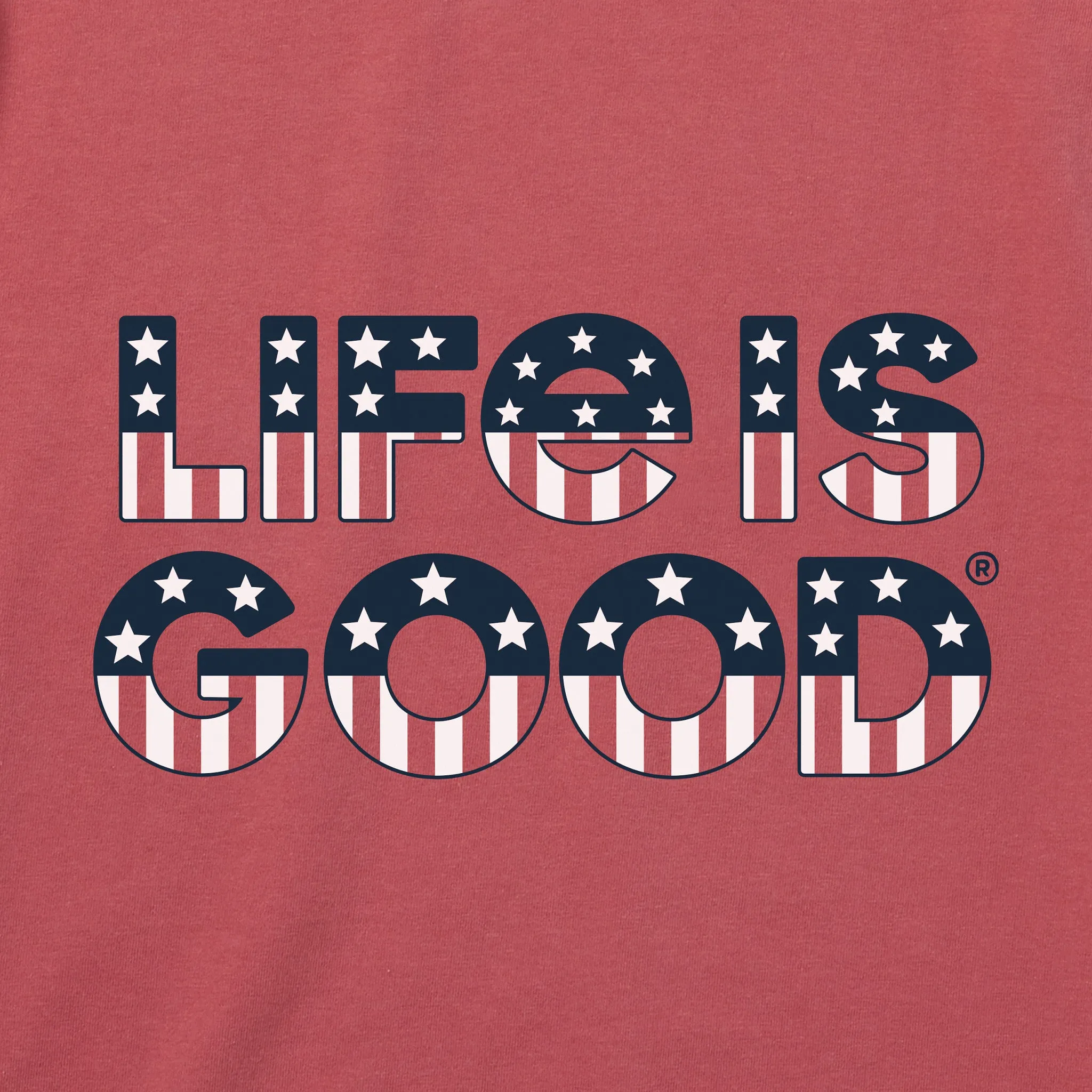 Men's LIG USA Short Sleeve Tee Life is Good