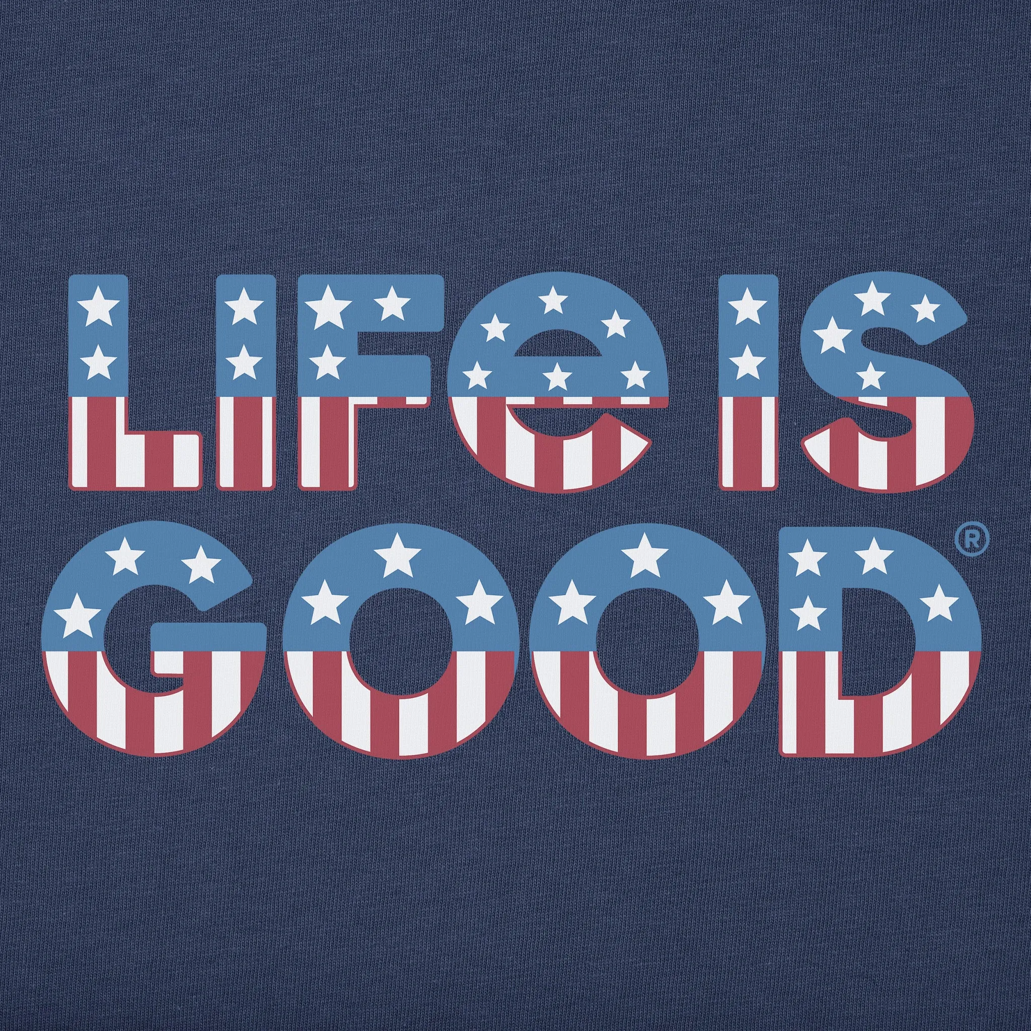 Men's LIG USA Short Sleeve Tee Life is Good