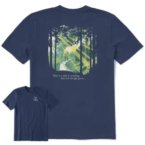 Men's Light Gets In Hike Short Sleeve Crusher Tee Life is Good