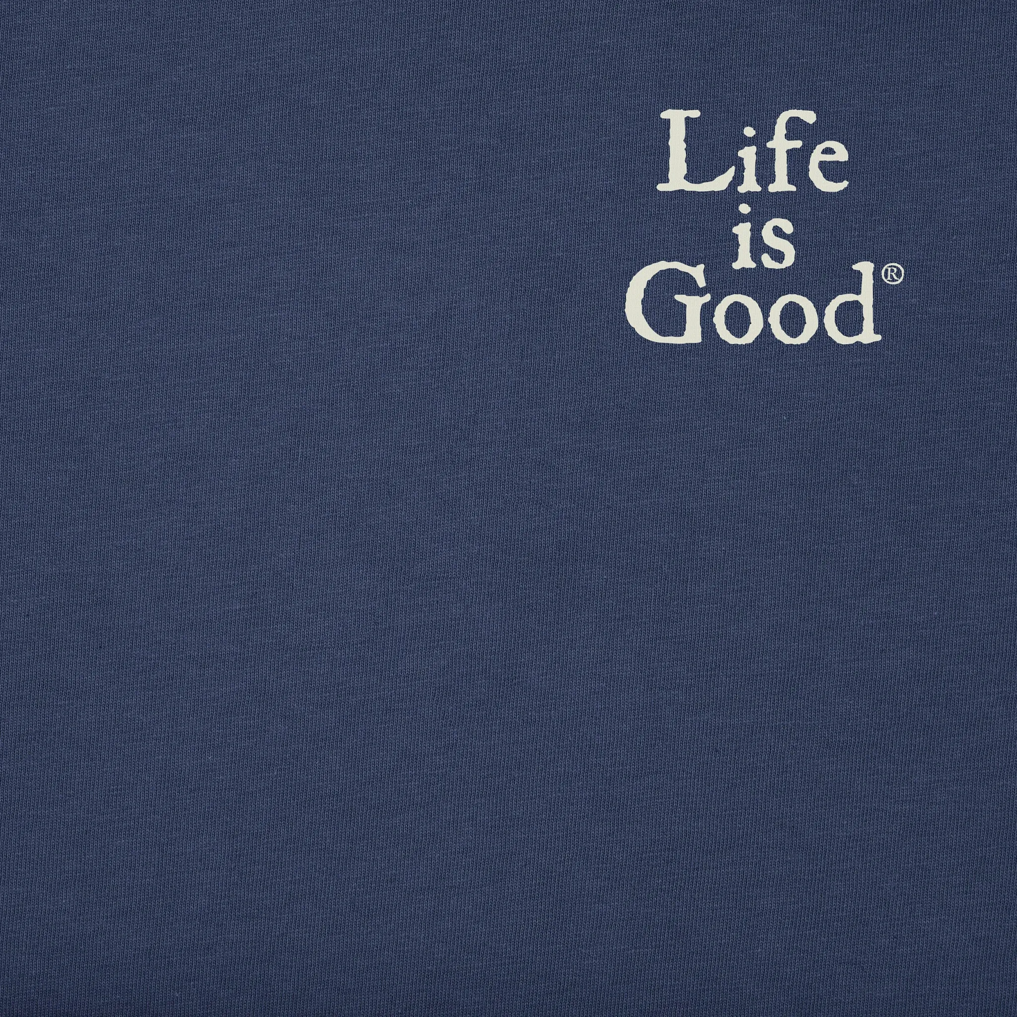 Men's Light Gets In Hike Short Sleeve Crusher Tee Life is Good