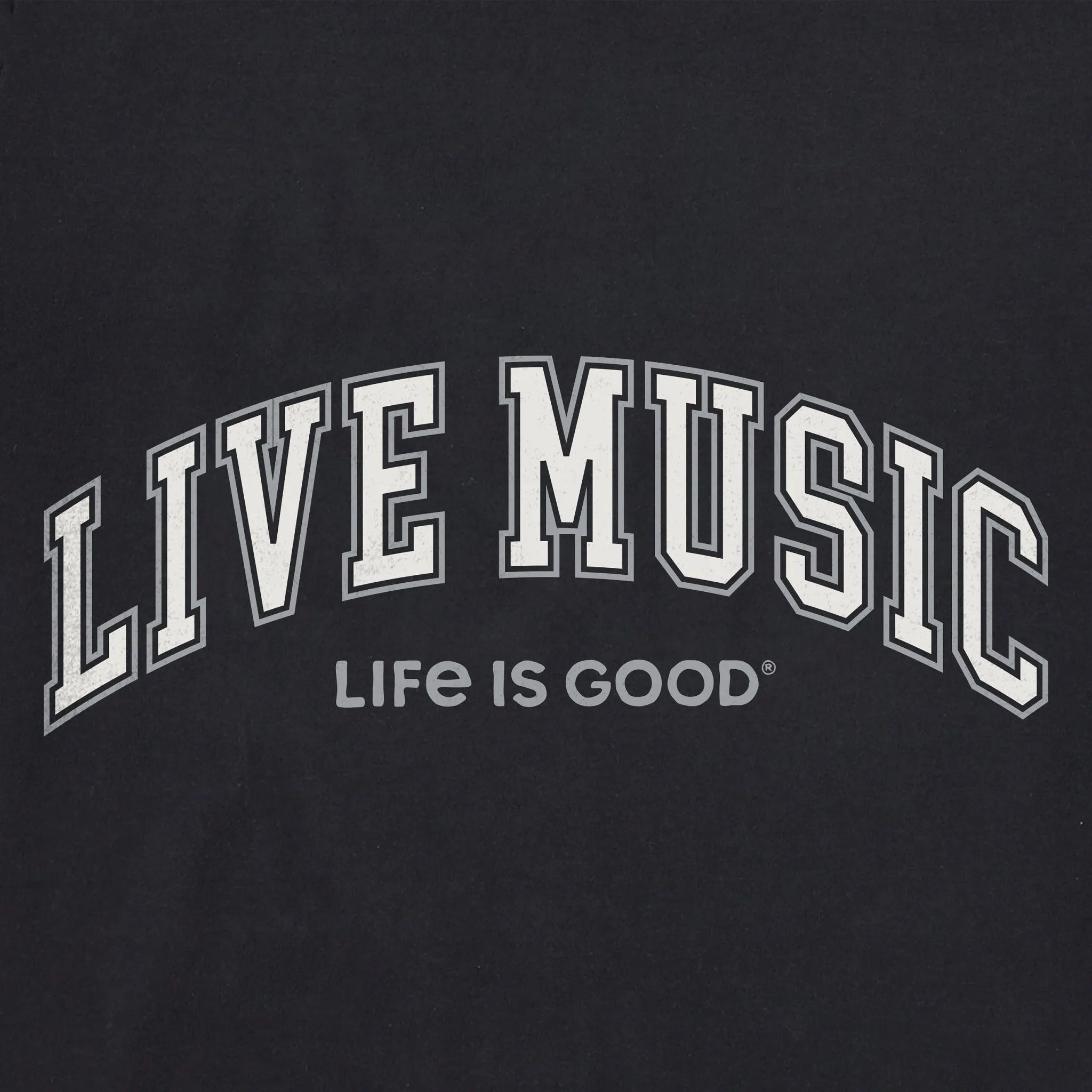 Men's Live Music Arch Short Sleeve Crusher Tee Life is Good