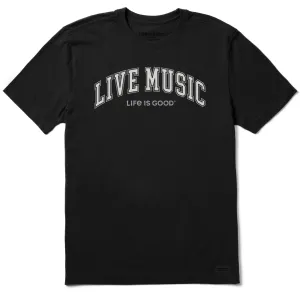 Men's Live Music Arch Short Sleeve Crusher Tee Life is Good