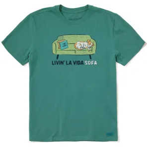 Men's Livin' La Vida Sofa Short Sleeve Crusher Tee Life is Good