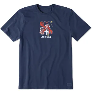 Men's Lobster Adirondack Short Sleeve Crusher Tee Life is Good