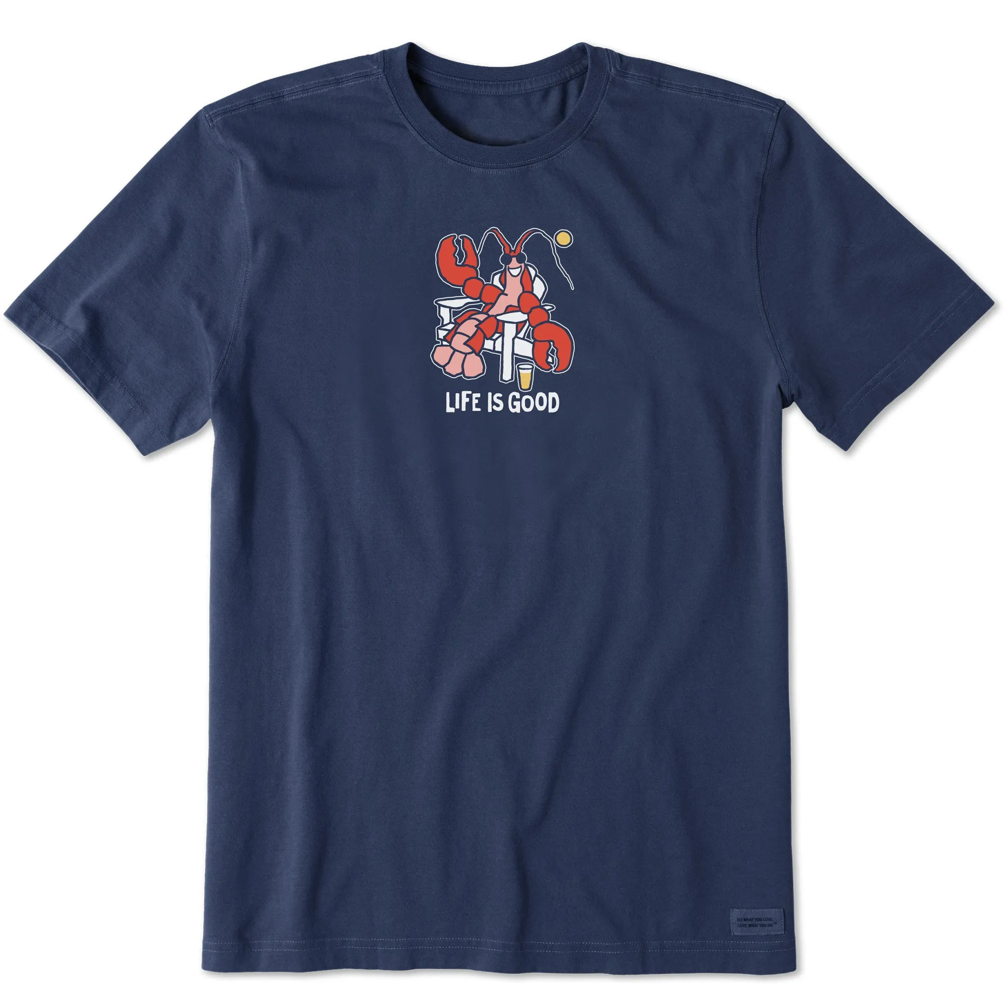 Men's Lobster Adirondack Short Sleeve Crusher Tee Life is Good