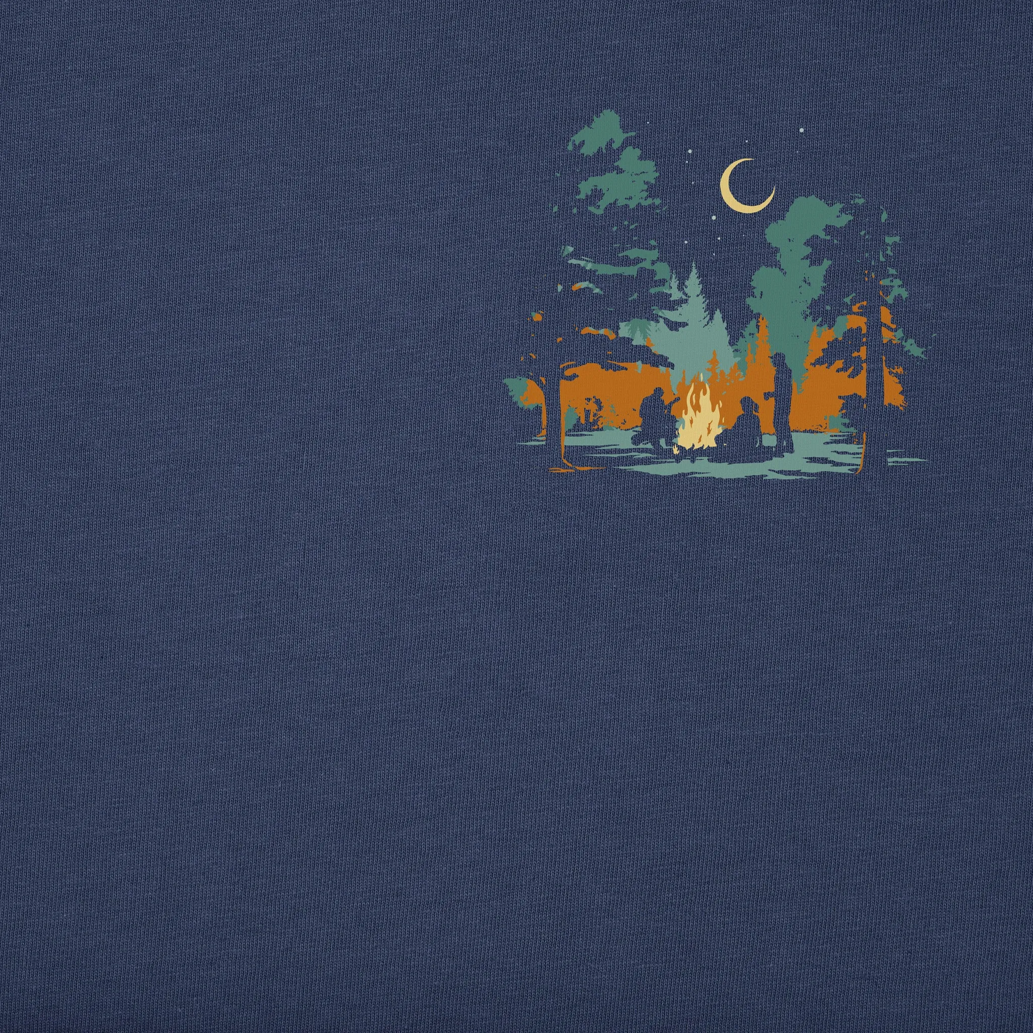 Men's Log On Campfire Long Sleeve Crusher Tee Life is Good