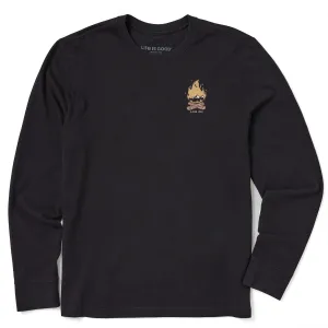 Men's Log On Landscape Long Sleeve Crusher Tee Life is Good
