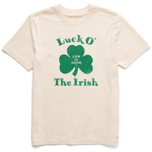 Men's Luck O' The Irish Short Sleeve Crusher Tee Life is Good