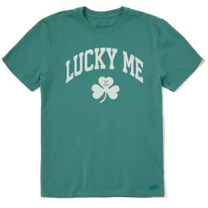 Men's Lucky Me Arch Short Sleeve Crusher Tee Life is Good