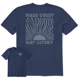 Men's Make Every Day Count Sunrise Short Sleeve Tee Life is Good