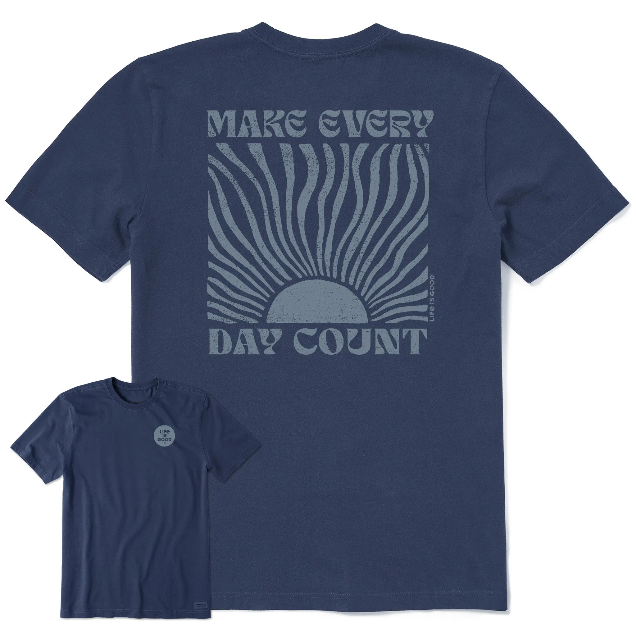 Men's Make Every Day Count Sunrise Short Sleeve Tee Life is Good