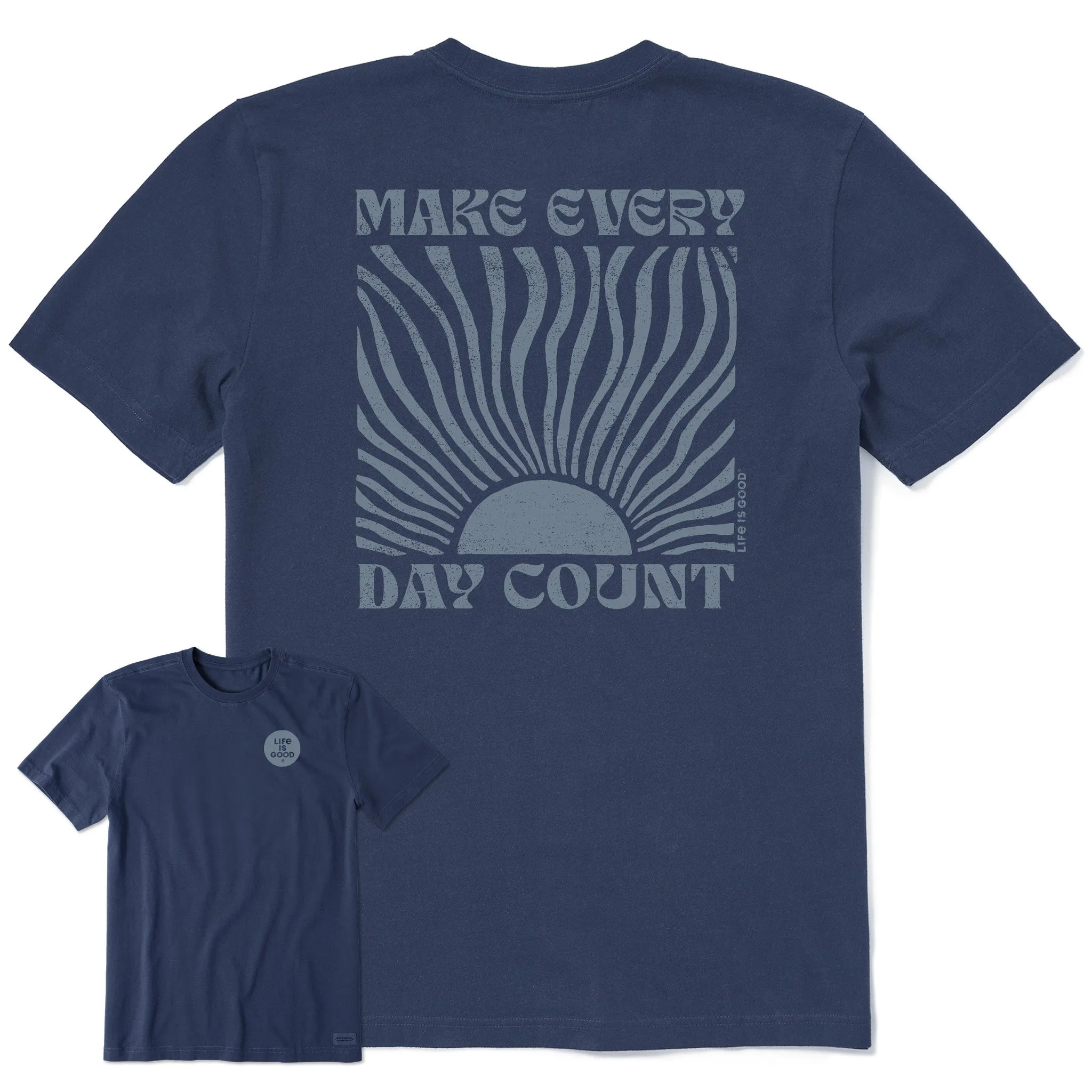 Men's Make Every Day Count Sunrise Short Sleeve Tee Life is Good