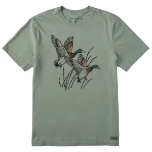 Men's Mallard Ducks Illustration Short Sleeve Tee Life is Good