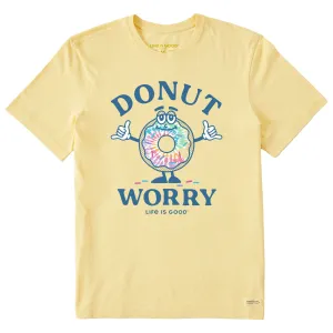 Men's Matchbook Donut Worry Tie Dye Short Sleeve Tee Life is Good