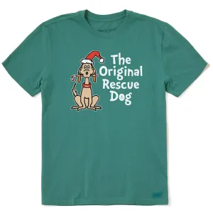 Men's Max The Rescue Dog Short Sleeve Crusher Tee Life is Good