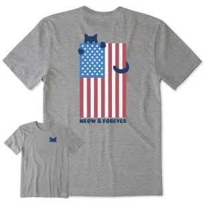 Men's Meow & Forever Short Sleeve Tee Life is Good