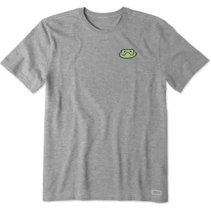 Men's Mini Frog Face Short Sleeve Tee Life is Good