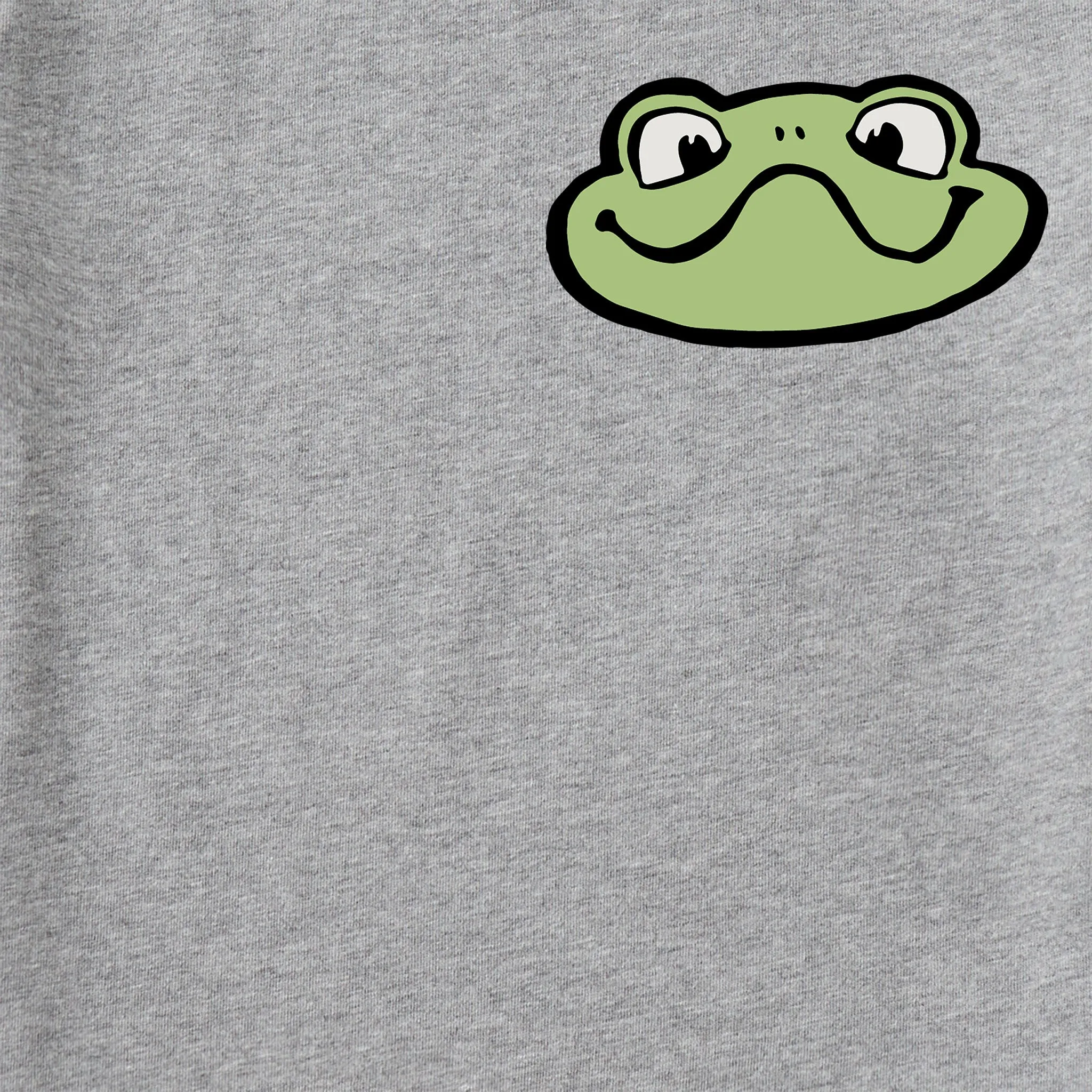 Men's Mini Frog Face Short Sleeve Tee Life is Good