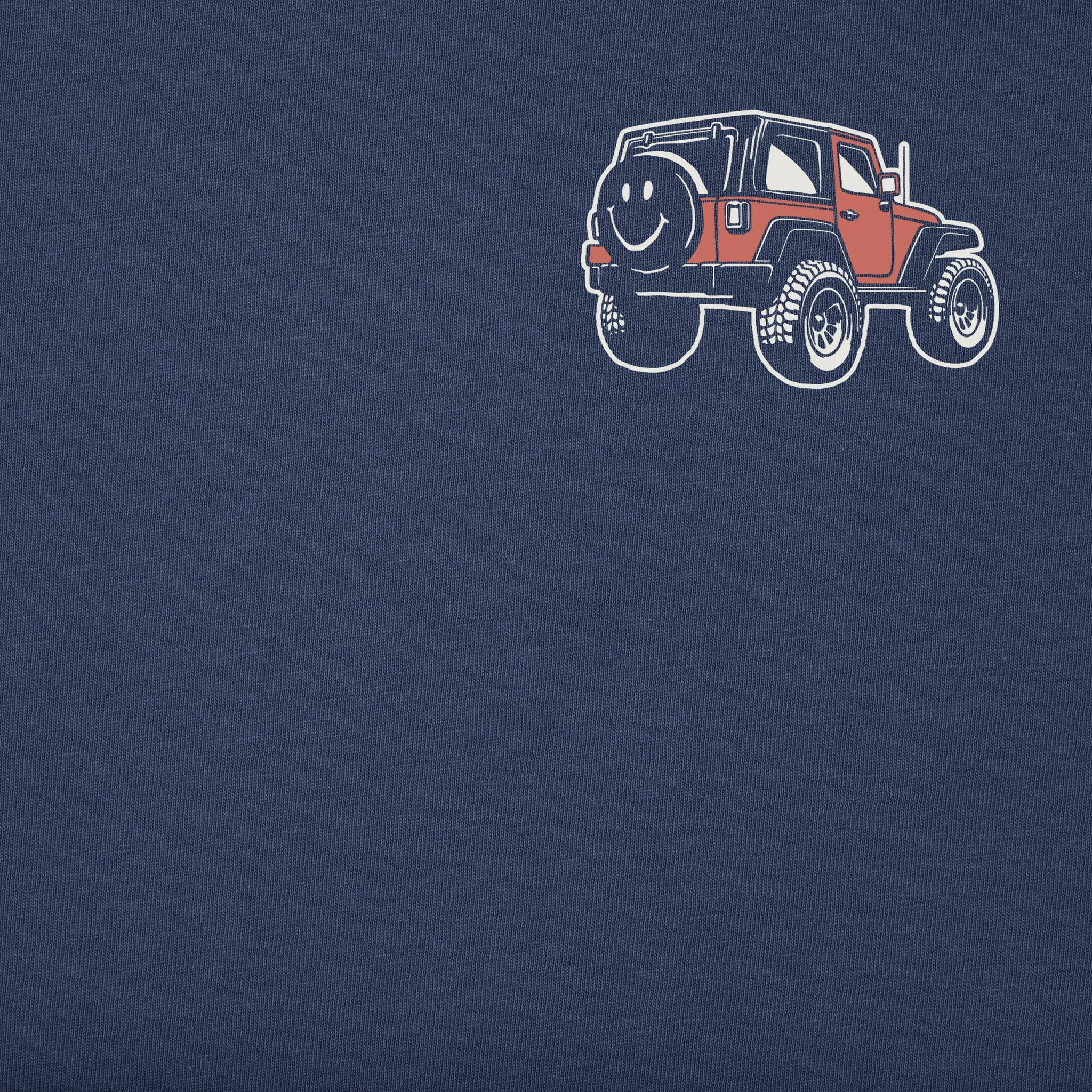 Men's Mini Smile ATV Short Sleeve Tee Life is Good