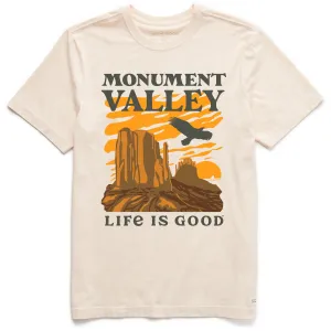 Men's Monument Valley Hawk Short Sleeve Crusher Tee Life is Good
