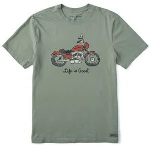 Men's Motorcycle Short Sleeve Tee Life is Good