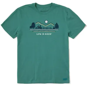 Men's Motorcycle Vista Short Sleeve Crusher Tee Life is Good